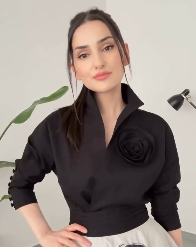 3 - Piece Set jacket , skirt , belt with fllower pin NXC - kewe