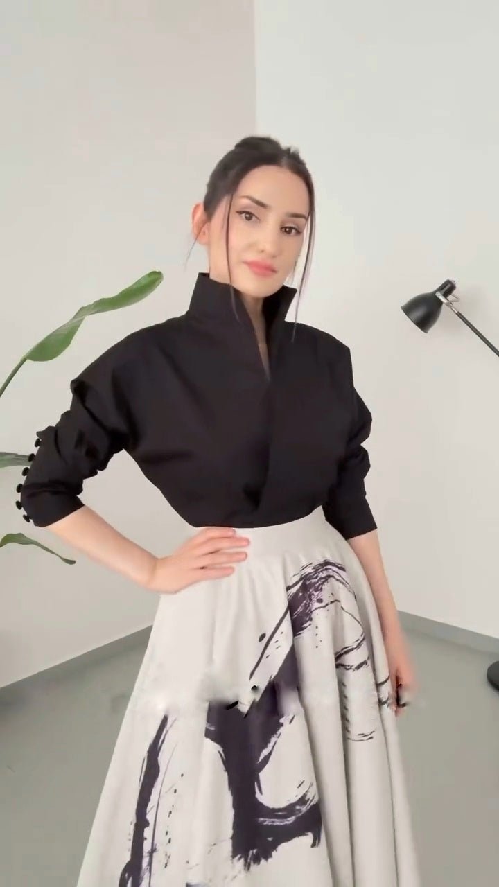 3 - Piece Set jacket , skirt , belt with fllower pin NXC - kewe