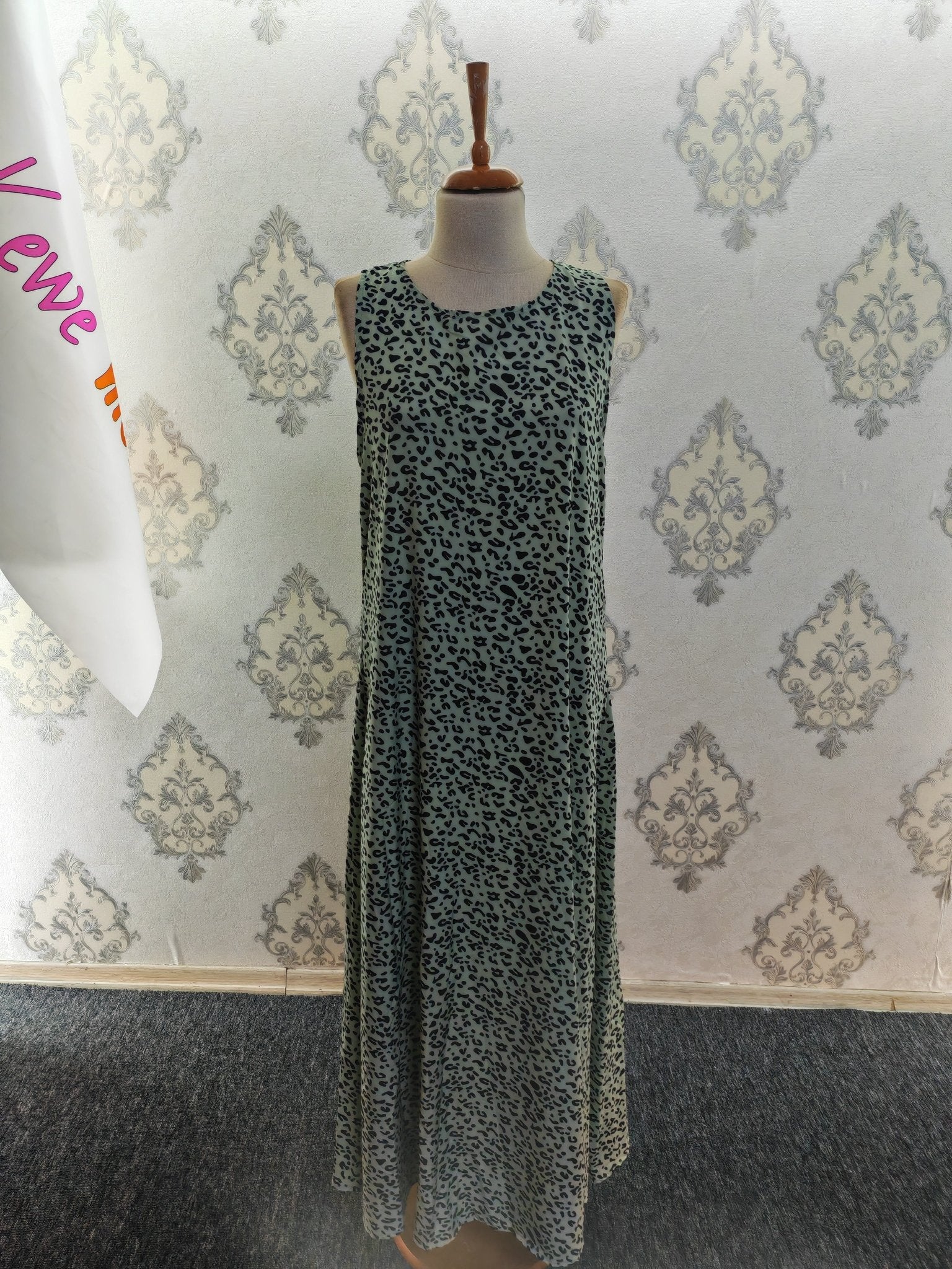 SAED13 Luxurious Tiger Dress & Jacket Set - kewe