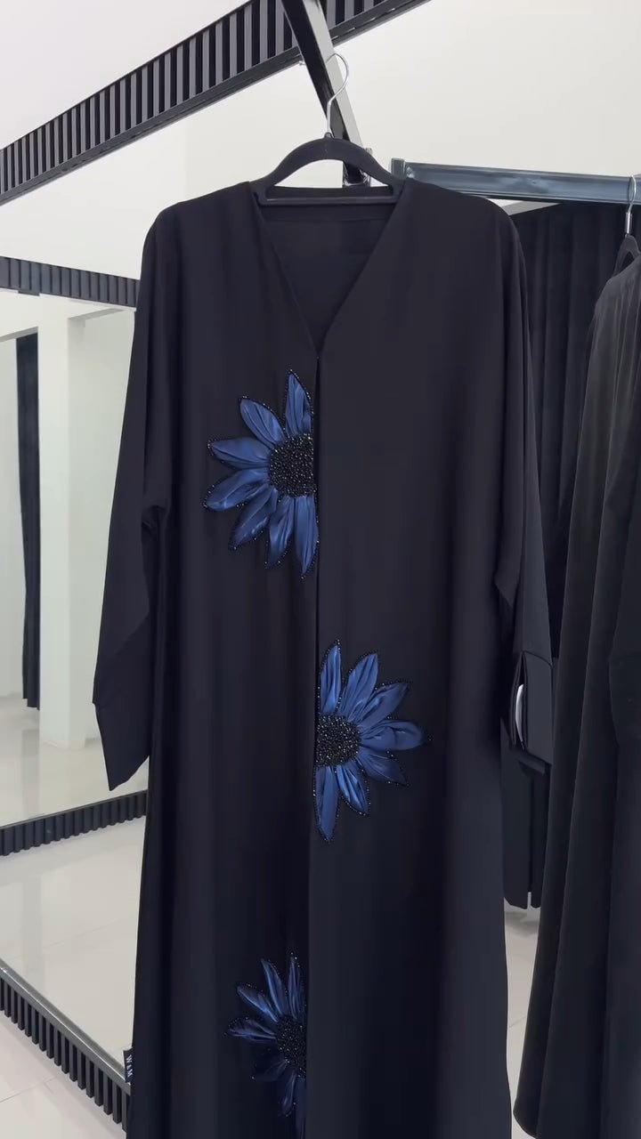 Chic Luxe dress with flowers FESEK7 - kewe