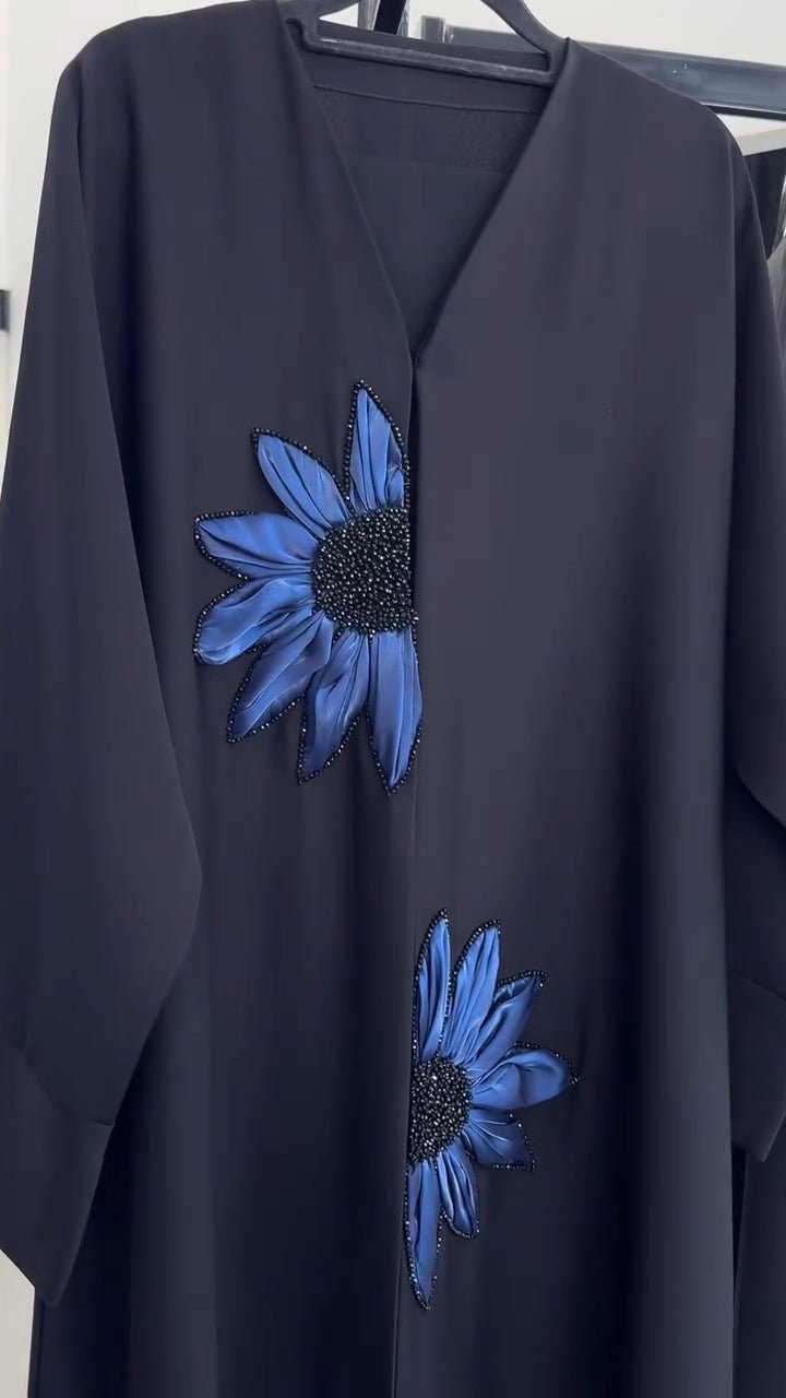 Chic Luxe dress with flowers FESEK7 - kewe