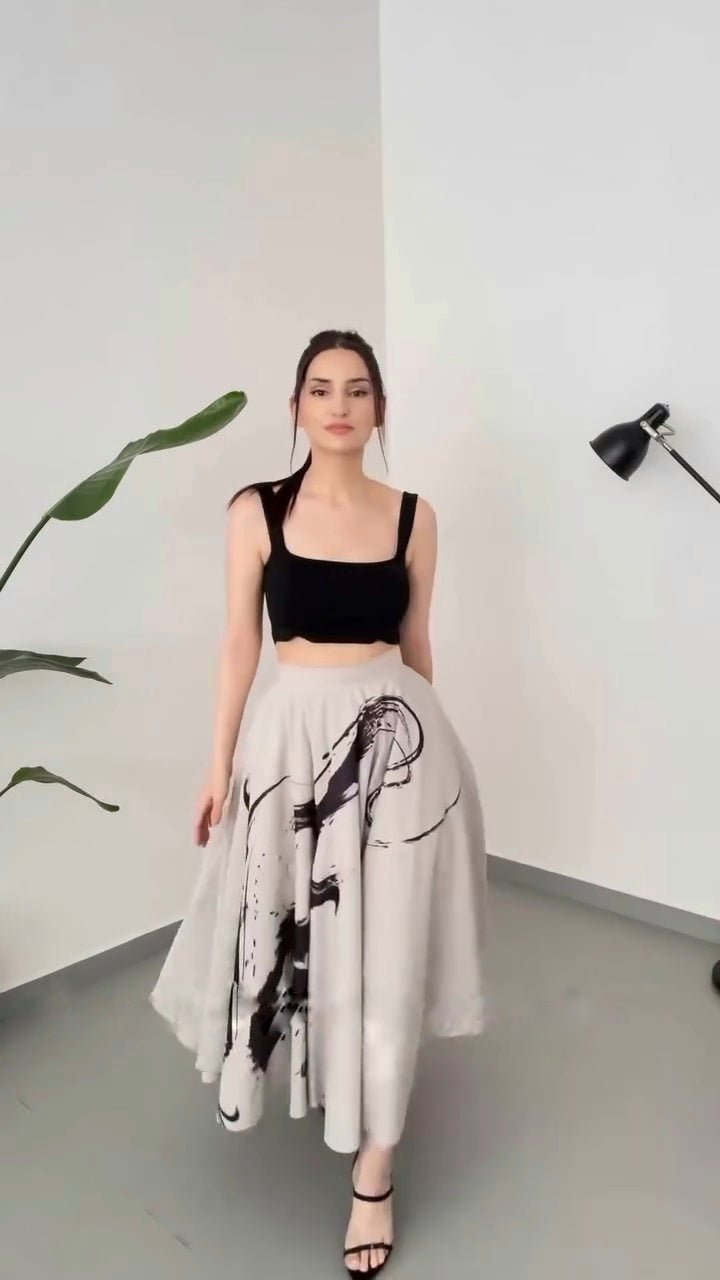 3 - Piece Set jacket , skirt , belt with fllower pin NXC - kewe