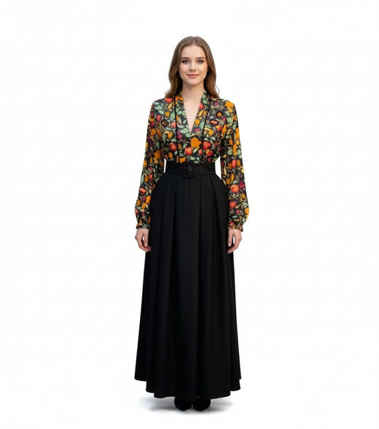 digital print dress Pan44 - kewe