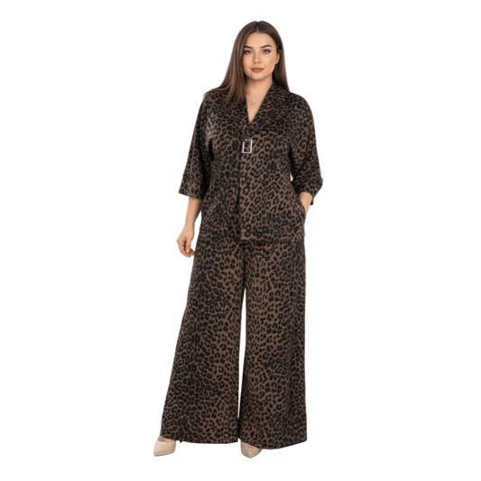 Leopard Print Two - Piece Set BCCB - kewe