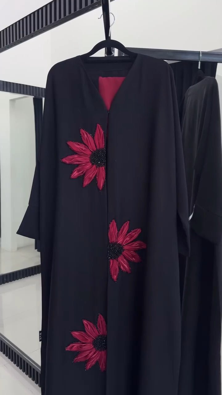 Chic Luxe dress with flowers FESEK7 - kewe