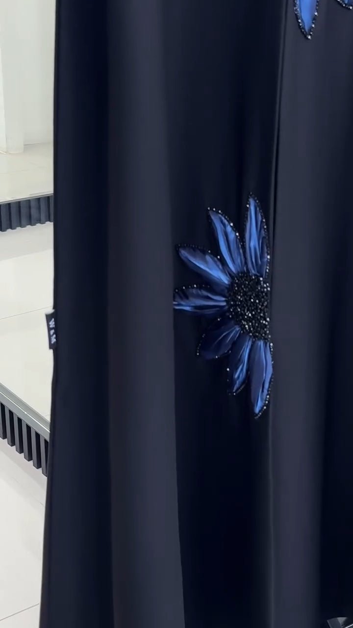 Chic Luxe dress with flowers FESEK7 - kewe