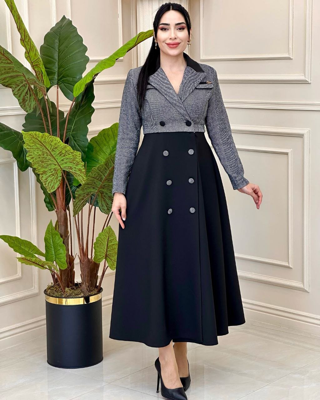 Katan Fabric Abaya Firo - kewe