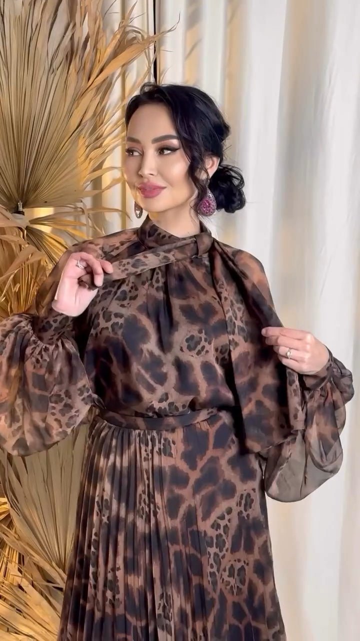 leopard Two - Piece Set Kafs1 - kewe