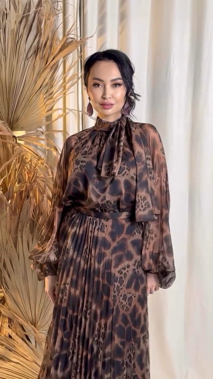 leopard Two - Piece Set Kafs1 - kewe