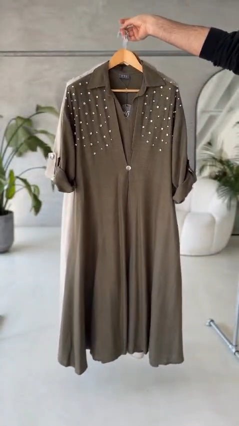 dress with stones JUST11 - kewe