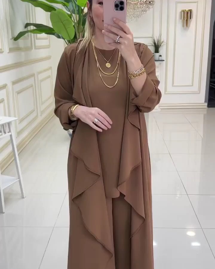 Three - Piece Set Brown8 - kewe