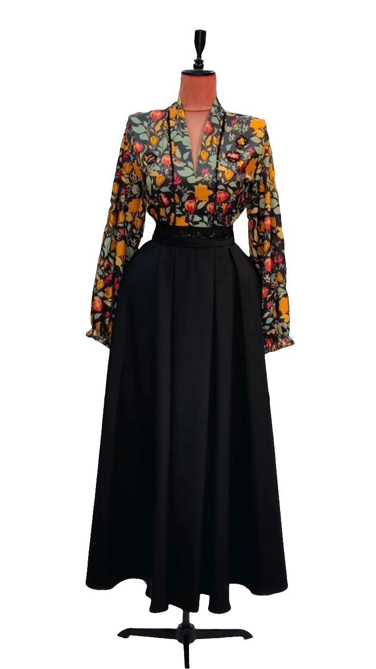 digital print dress Pan44 - kewe