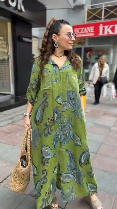 digital print dress ANDO5 - kewe