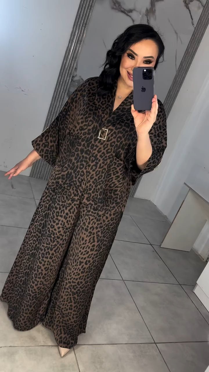 Leopard Print Two - Piece Set BCCB - kewe