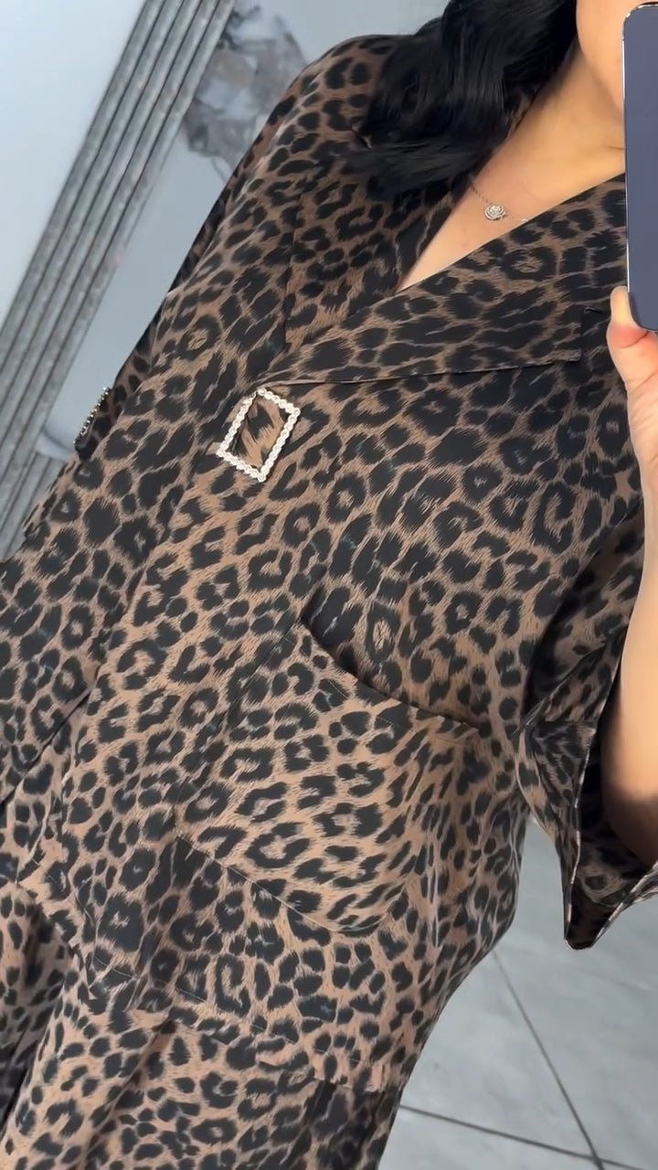 Leopard Print Two - Piece Set BCCB - kewe