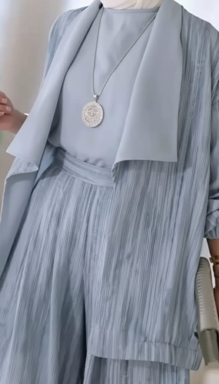 3 pieces sky blue set Smola7 - kewe