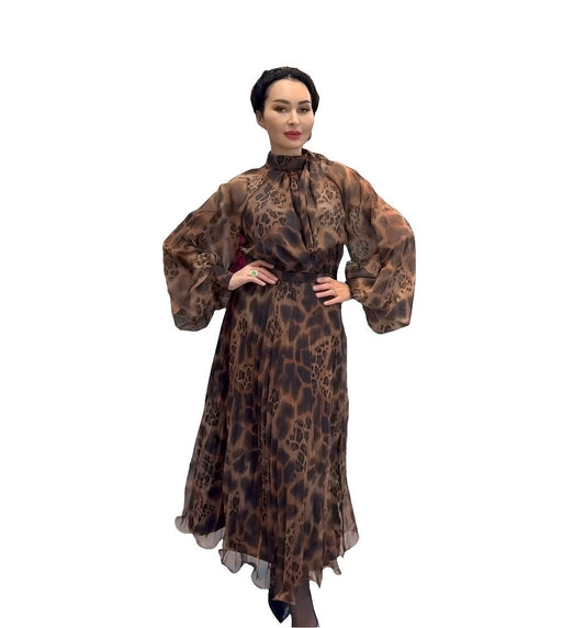 leopard Two - Piece Set Kafs1 - kewe