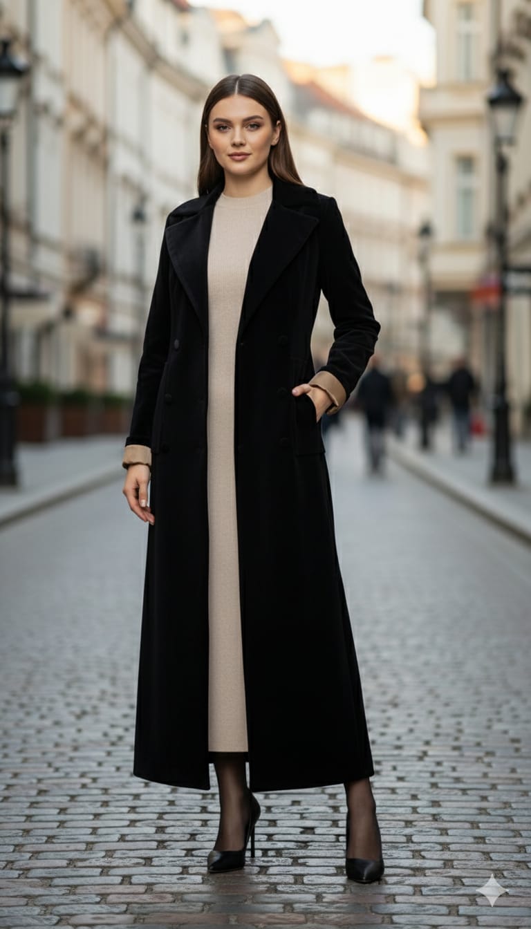 long Lined leather coat Twix8 - kewe