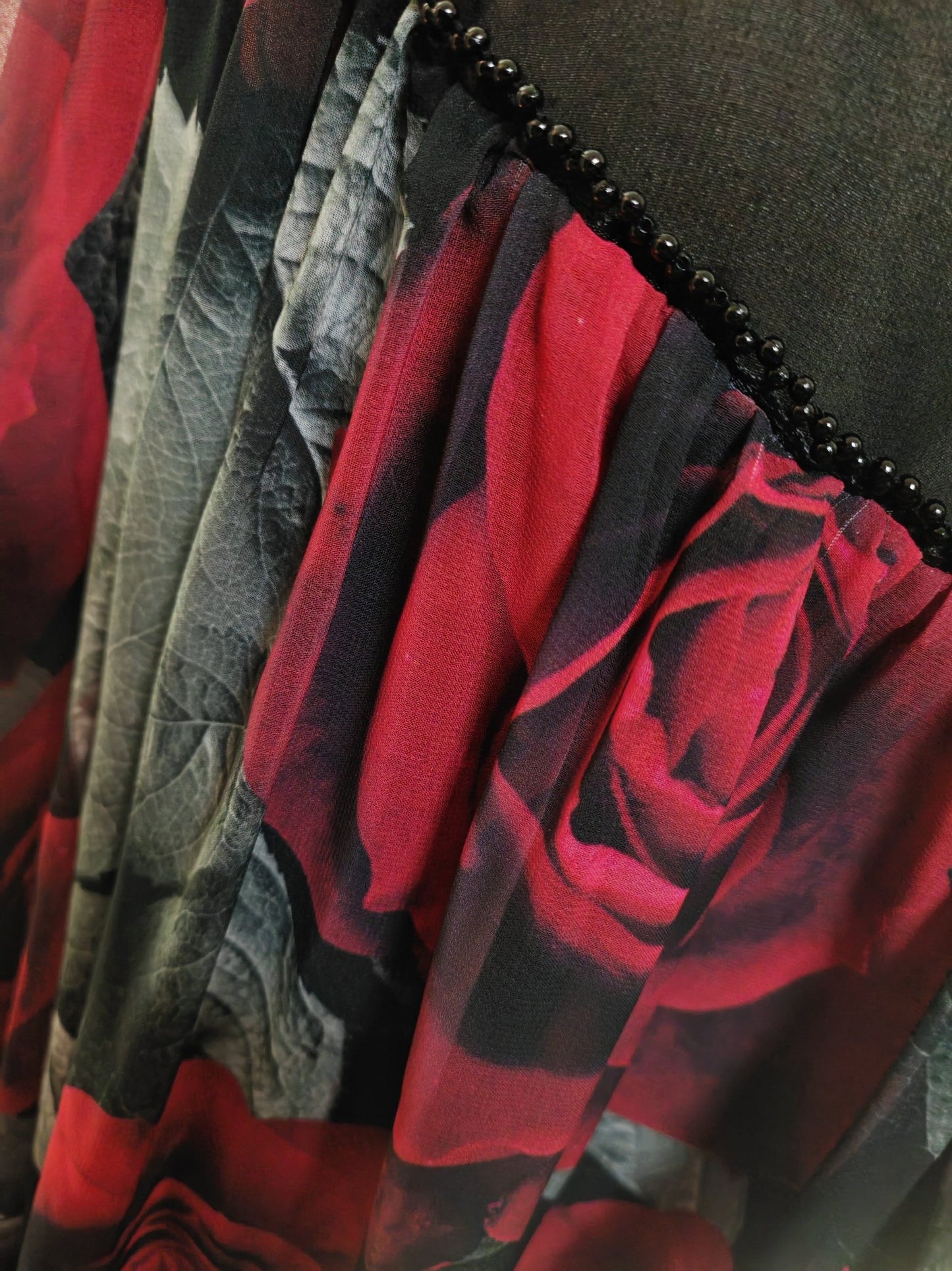 Digital Print Lined Chiffon Dress USER66 - kewe