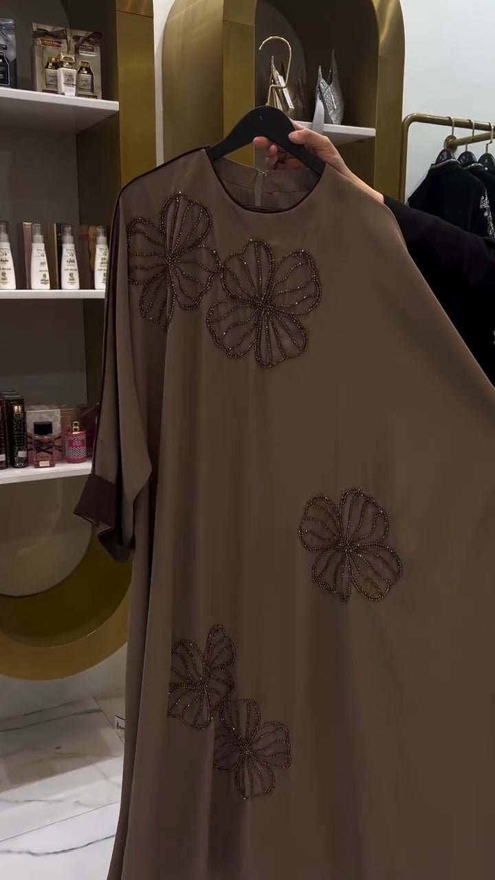 Silk Elegance Dress with stones SERAM - kewe